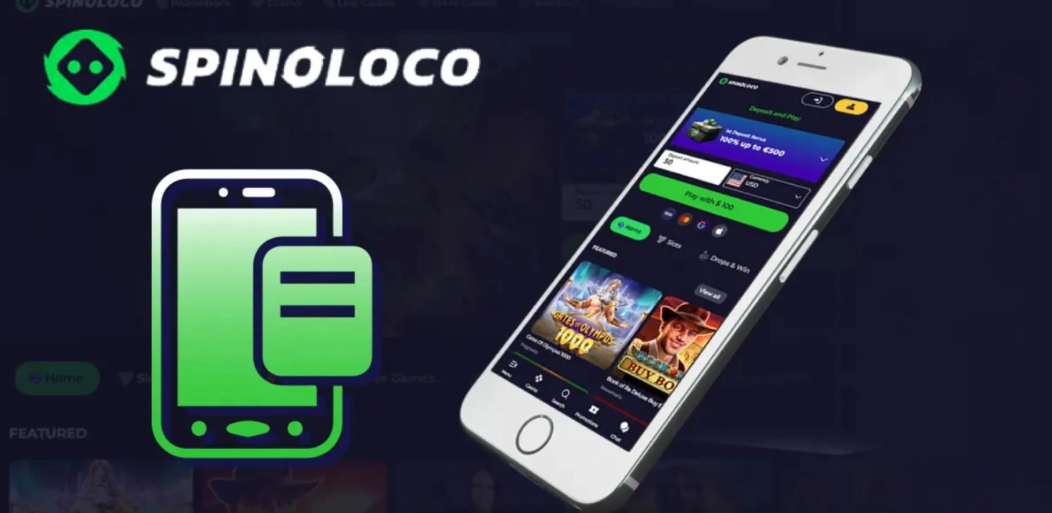 SpinoLoco Casino App Screenshot